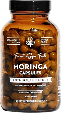 Forest Super Foods Organic Moringa Capsules Forest Super Foods Organic Moringa Capsules with Clean and Conscious badge, ranked as the top moringa supplement.